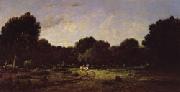 Theodore Rousseau Clearing in a High Forest,Forest of Fontainebleau(The Cart) oil painting picture wholesale